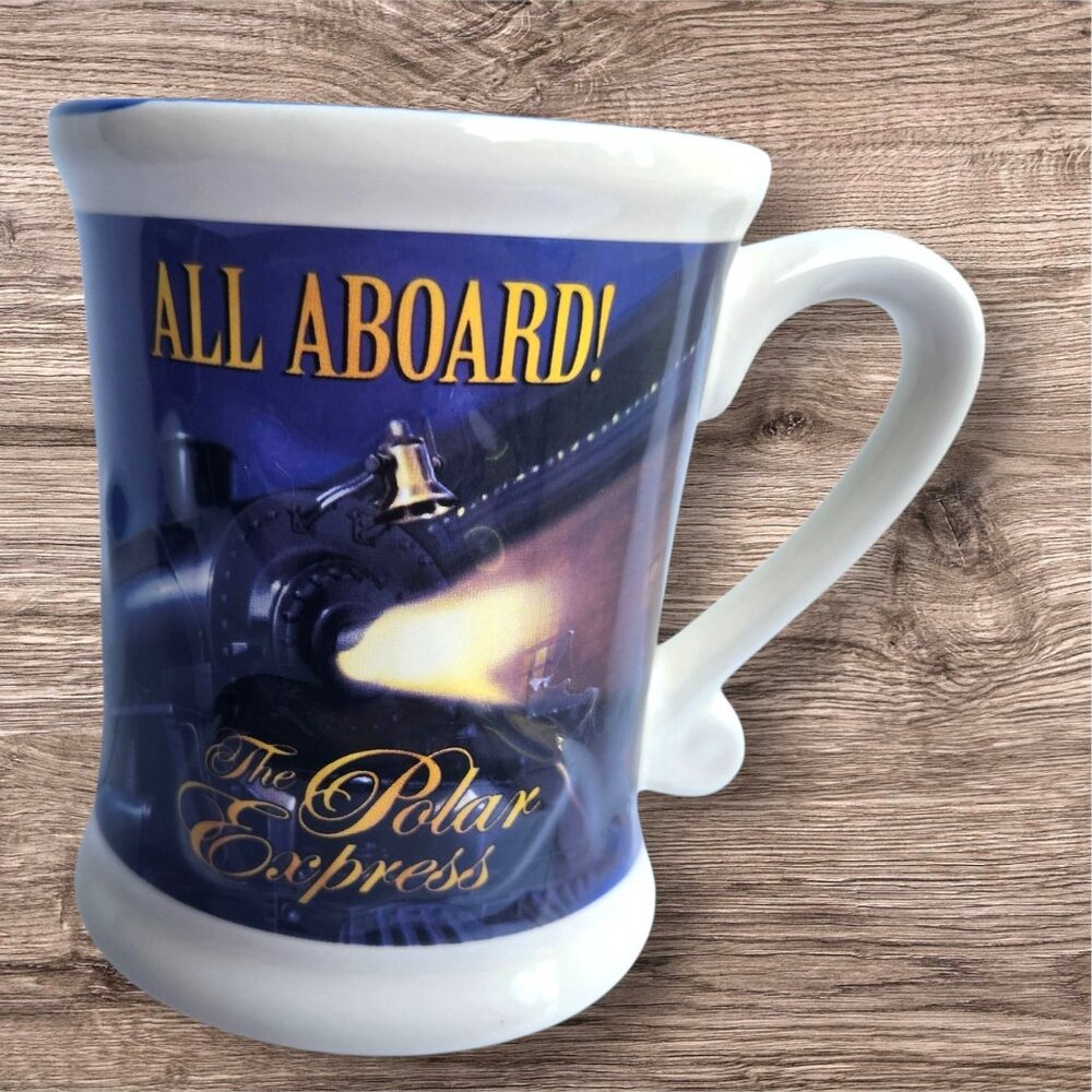 The Polar Express 3D All Aboard Ceramic Coffee Mug Dishwasher Microwave Safe